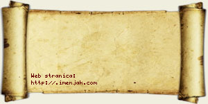 Jovanka Vidojević vizit kartica